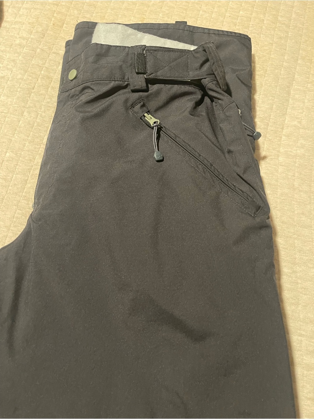 Women's Black Turbine Pants - Lightweight Zip Pocket Performance Boardwear Pants